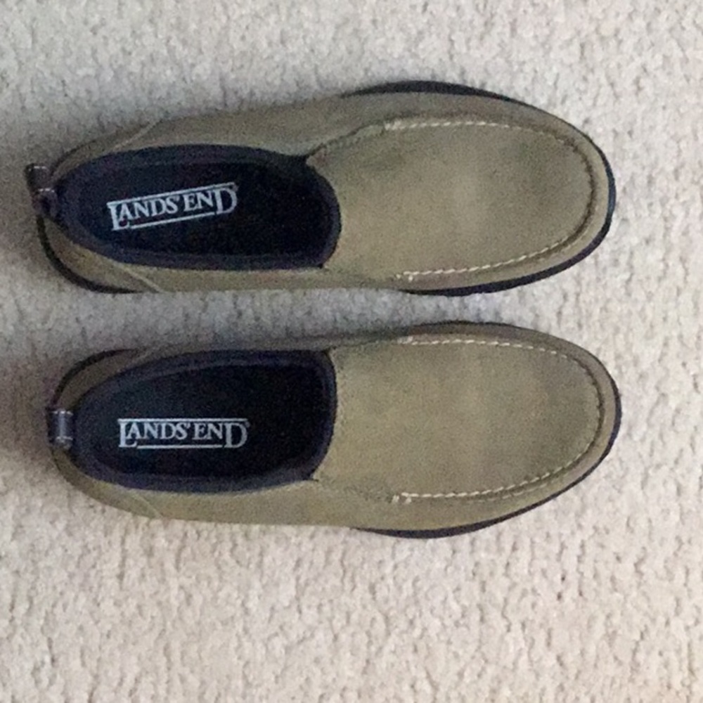 Land’s End Women’s All Weather Suede Slip on Moc